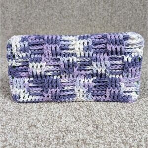 Handmade‎ Crochet Swiffer Cover Reusable Mop Pad Purple Haze Washable